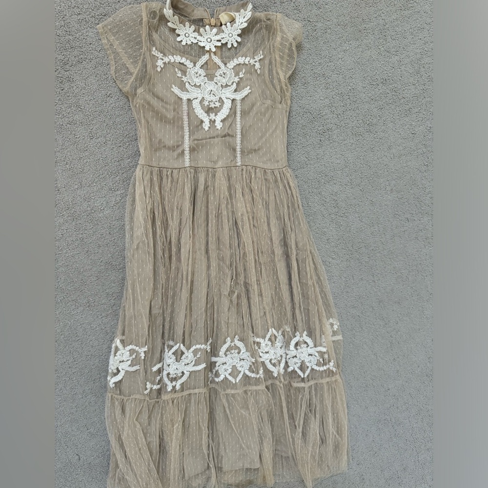 Little girls long maxi dress